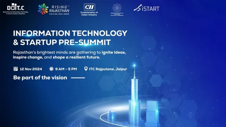 Building Tomorrow’s Tech Hub: Rajasthan’s IT & Startup Pre-Summit Takes Centre Stage Building Tomorrow’s Tech Hub: Rajasthan’s IT & Startup Pre-Summit Takes Centre Stage
