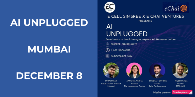AI Unplugged: From Basics to Breakthroughs | Mumbai | December 8 AI Unplugged: From Basics to Breakthroughs | Mumbai | December 8