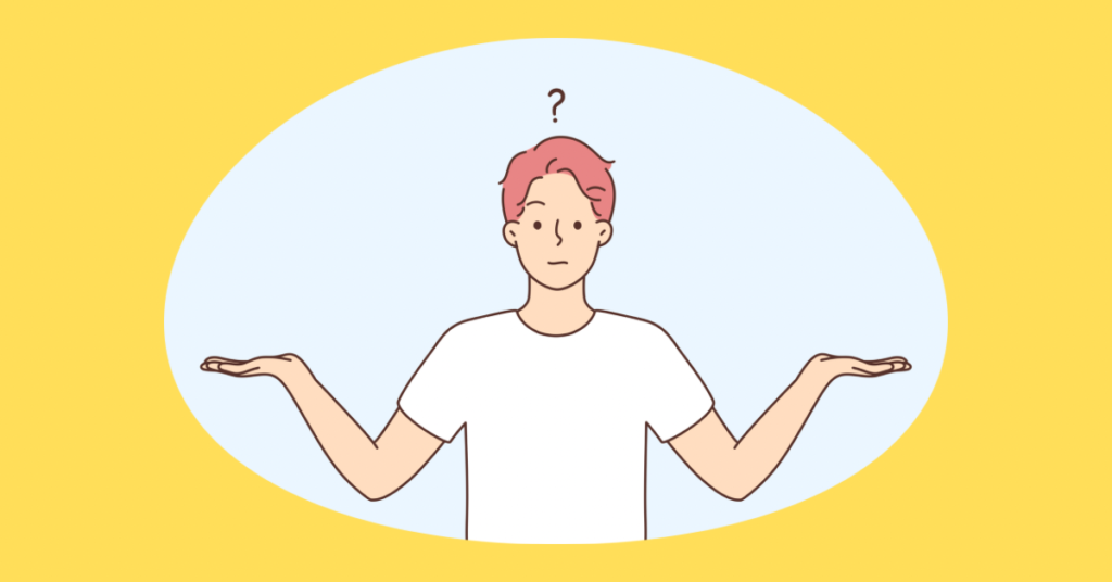 man in a dilemma with choices for pivot or die